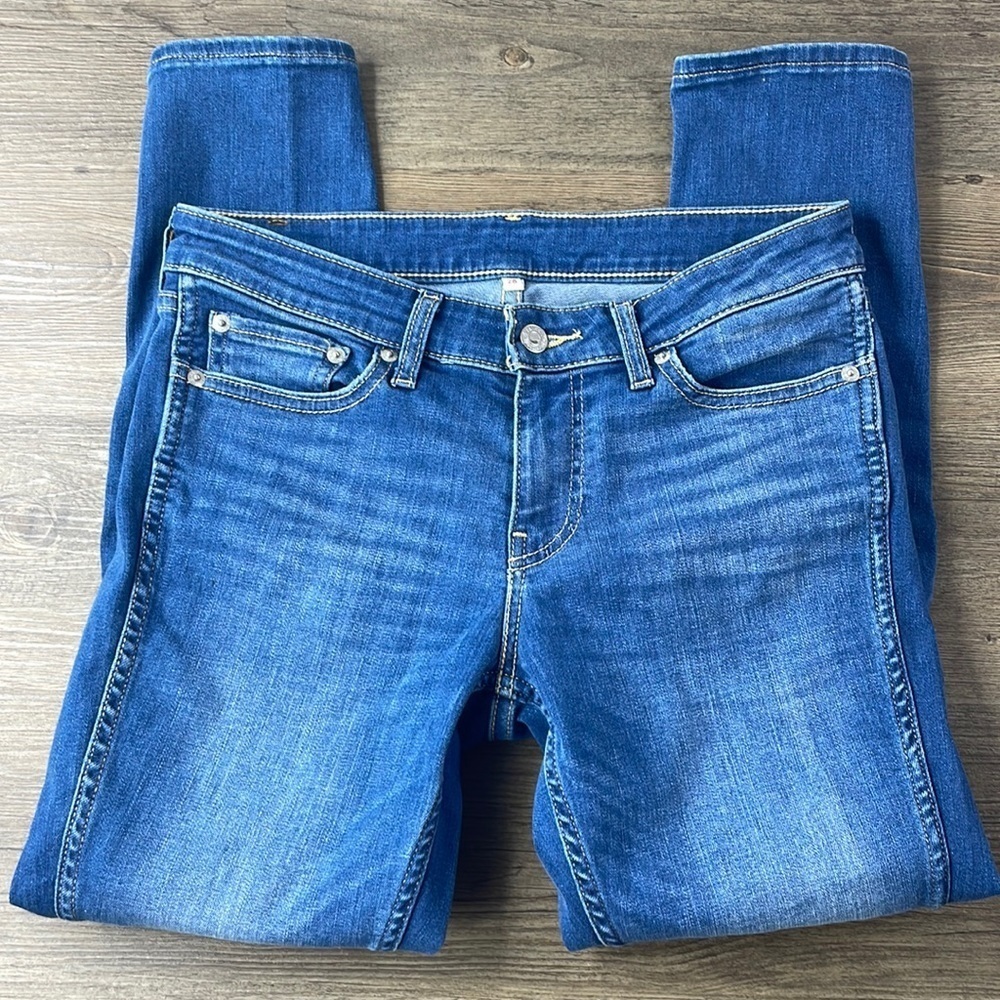 American Eagle Men’s Slim Straight Blue Jeans, size 28x32